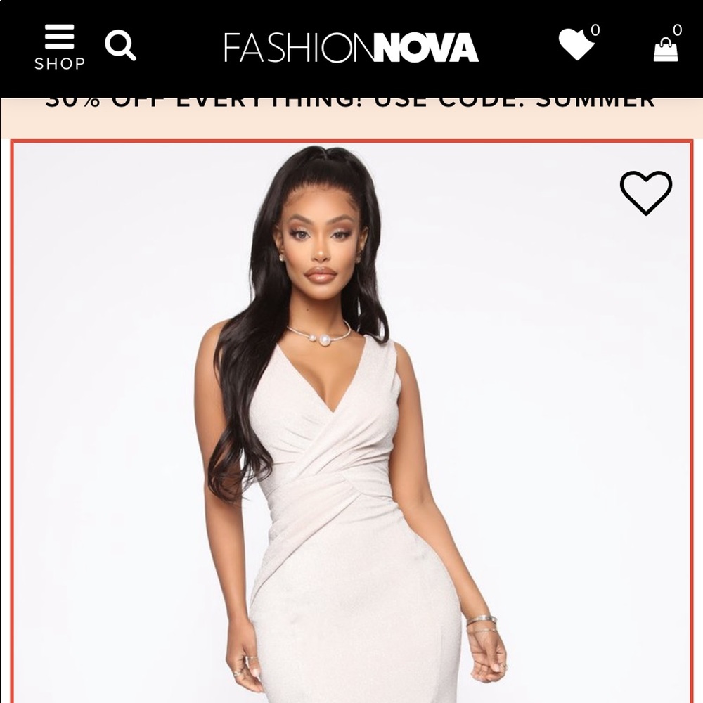 Fashion Nova Formal Dress